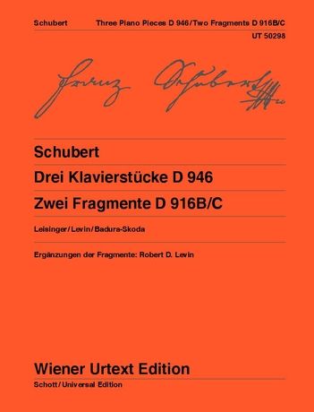 Schubert Three Klavierstucke