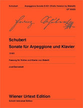 Schubert: Sonata for Arpeggione and piano for violin and piano D 821