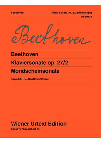 Beethoven Piano Sonata C sharp minor, Op. 27, no. 2  (Moonlight)