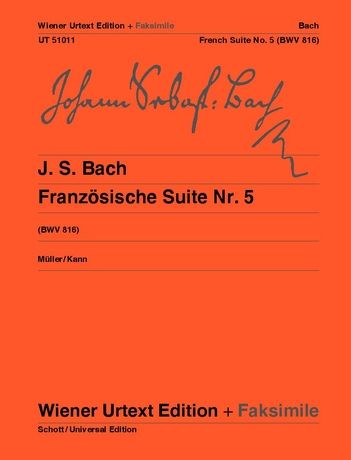 Bach: French Suite No.5 BWV 816