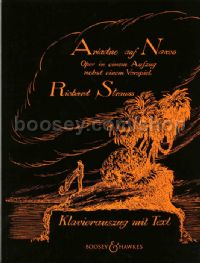 Strauss Ariadne auf Naxos, Op. 60 Vocal Score