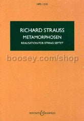Strauss Metamorphosen Realisation for String Septet Score