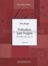 Reger Präludien und Fugen, Op. 117 Book 1 Violin