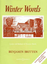 Britten Winter Words, Op. 52 High Voice