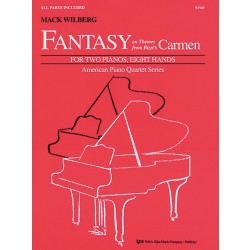 Bizet Fantasy on Carmen for Piano Eight Hands
