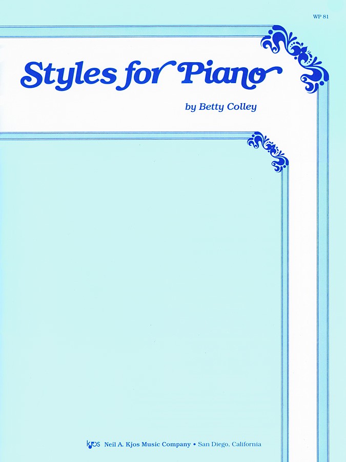 Colley Styles For Piano