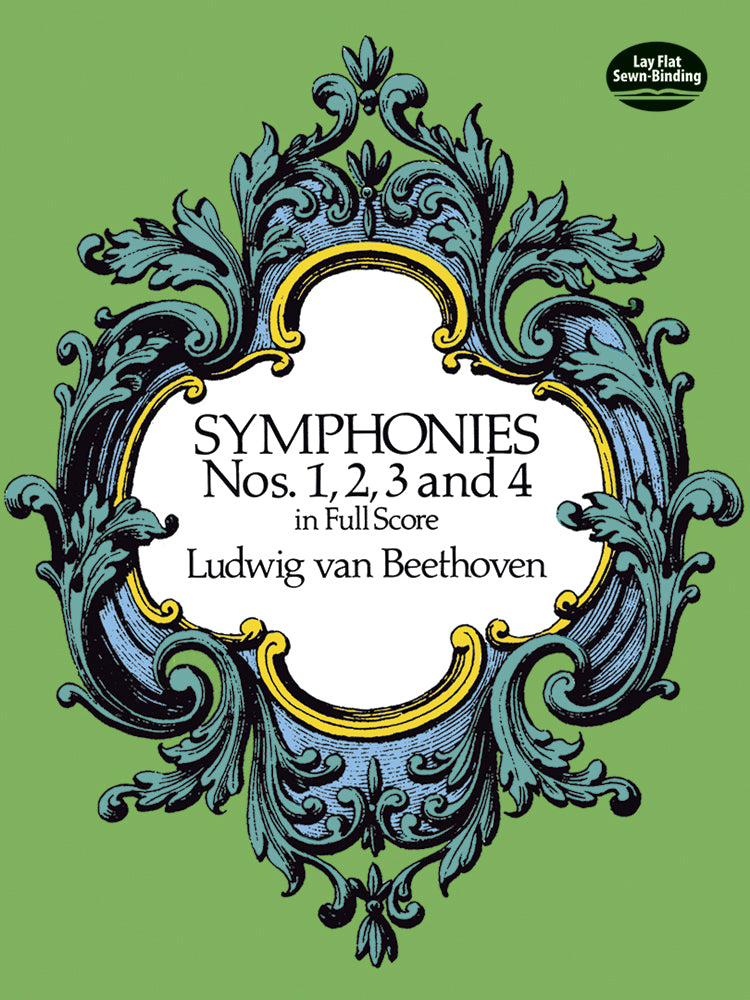 Beethoven Symphonies Nos. 1, 2, 3 and 4 in Full Score