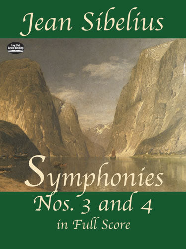 Sibelius Symphonies Nos. 3 and 4 in Full Score