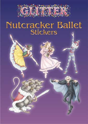 Stickers: Glitter Nutcracker Ballet Stickers