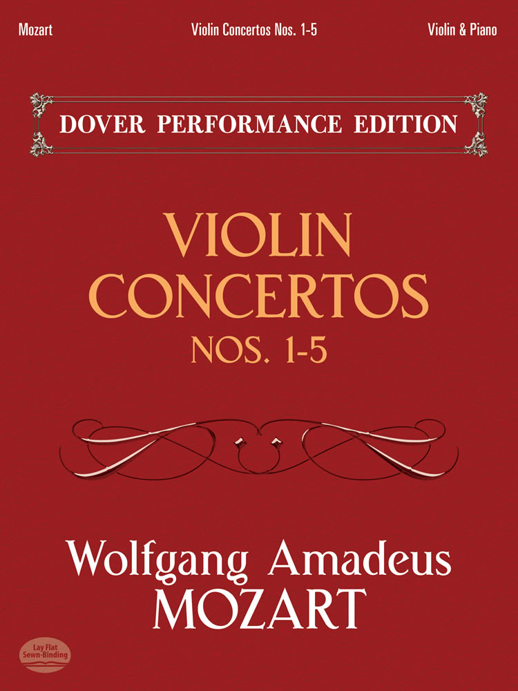 Mozart Violin Concertos Nos. 1-5 with Separate Violin Part