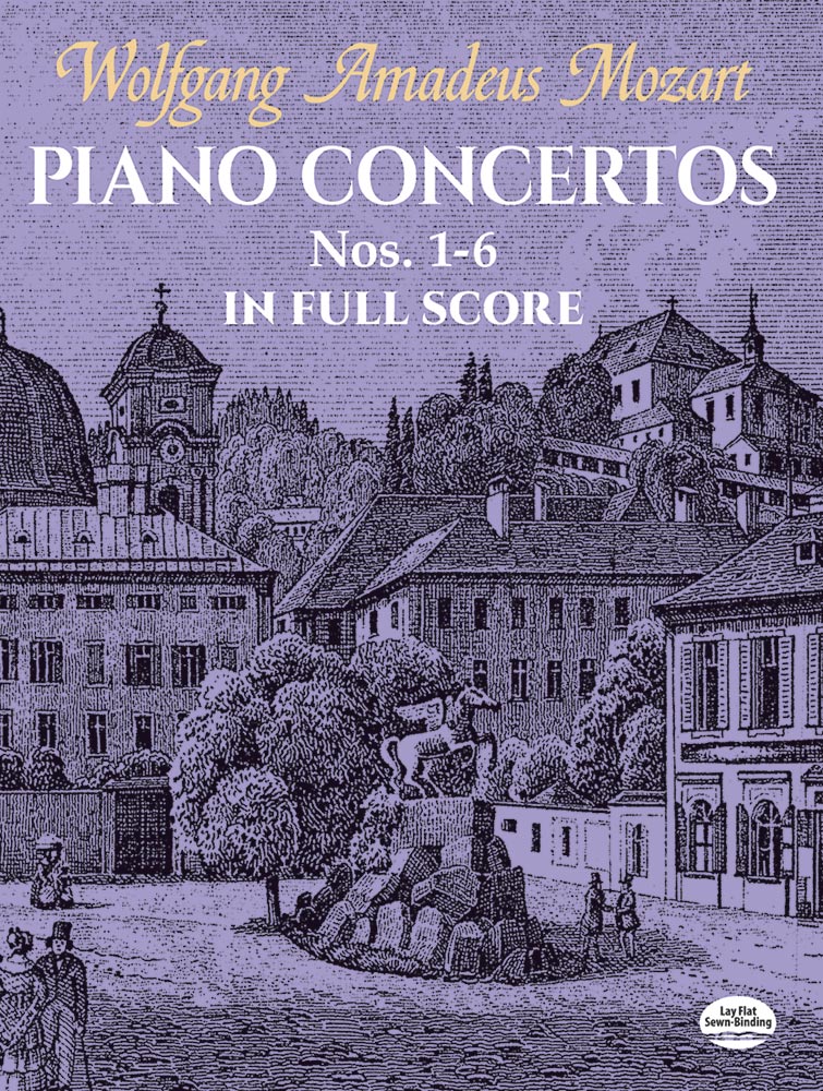 Mozart Piano Concertos Nos. 1-6 in Full Score