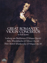 Great Romantic Violin Concertos in Full Score